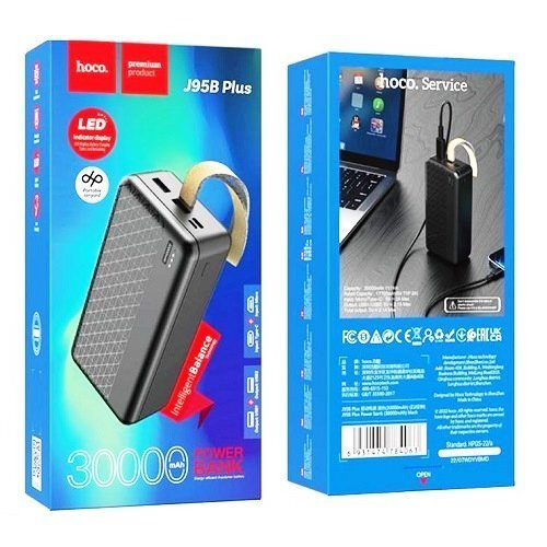 Power Bank Hoco J100 High-ranking (10000mAh) -  Black