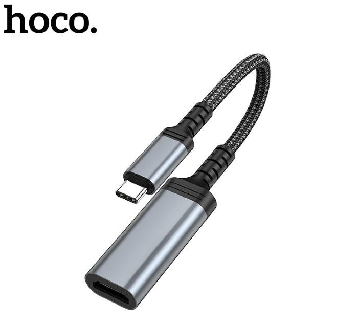 Кабель HOCO UA43A Type-c to HDTV conversion cable Metal gray купить оптом купить оптом