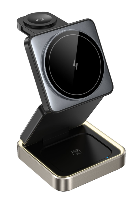 Беспроводная зарядка ACEFAST E20 Desktop 3-in-1 Wireless Charging Holder - Black купить оптом купить оптом