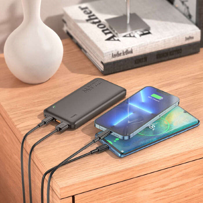 Power Bank Hoco J101 Astute 22.5W fully compatible power bank(10000mAh) - Black