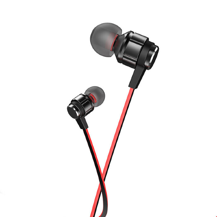 Наушники hoco M85 Platinum Jack 3.5mm 1.2m с микрофоном - Black купить оптом купить оптом