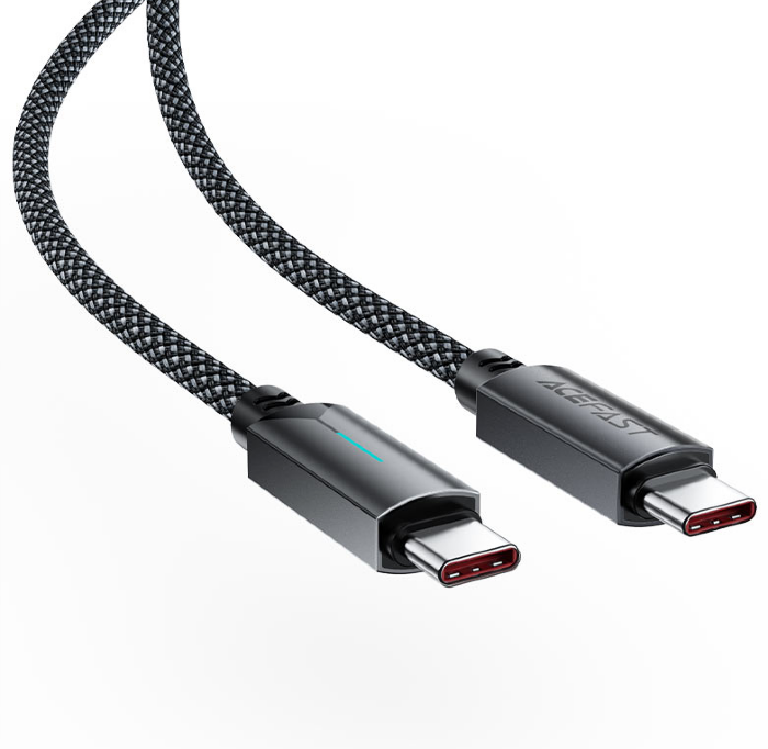 Сетевой Адаптер ACEFAST C19-03 USB-C to USB-C 60W fast charging data cable, Black купить оптом купить оптом