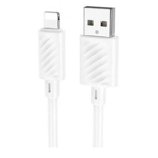 Кабель HOCO X88 gratified charging data cable for IP (packaged) - White