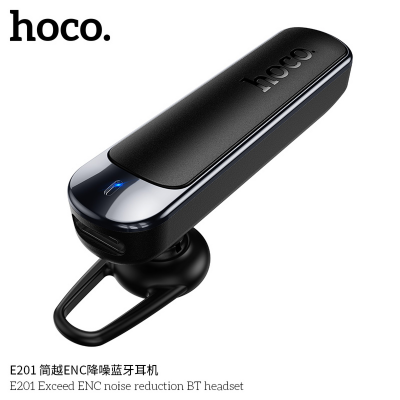Беспроводная гарнитура HOCO E201 Exceed ENC noise reduction BT headset - Black