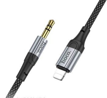 Аудиопереходник Hoco UPA26 fresh digital audio coversaion cable IP - Черный купить оптом купить оптом