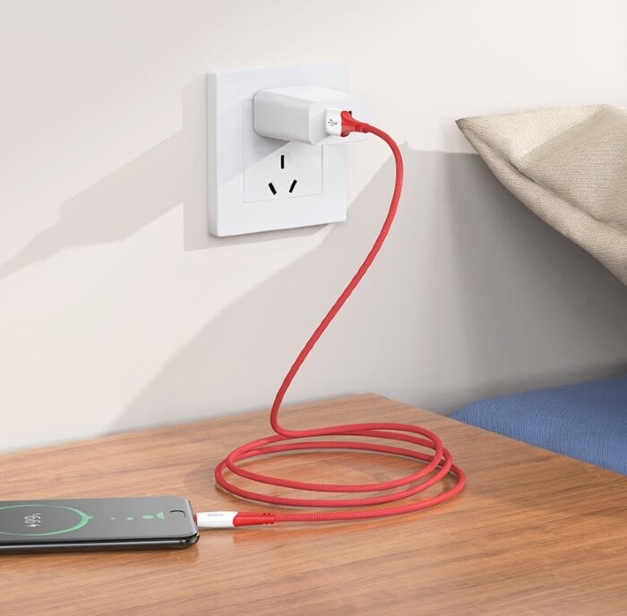 Кабель Hoco X70 Ferry charging data cable for Micro - Red купить оптом купить оптом
