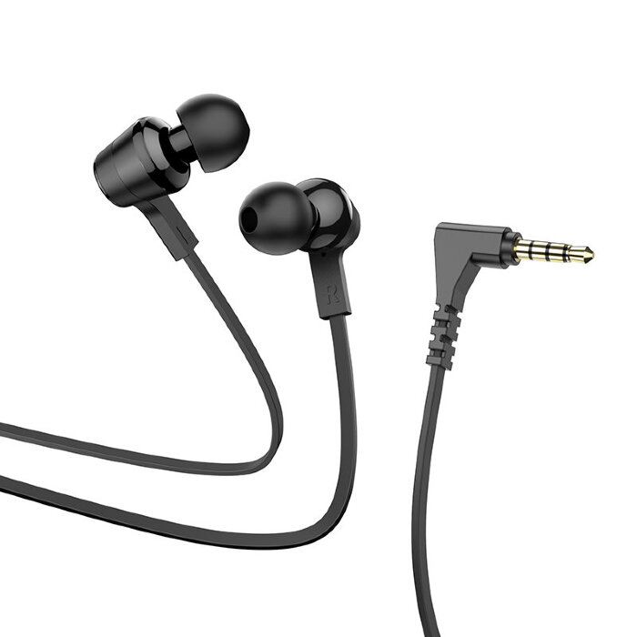 Наушники hoco M86 Oceanic universal earphones with mic - Black