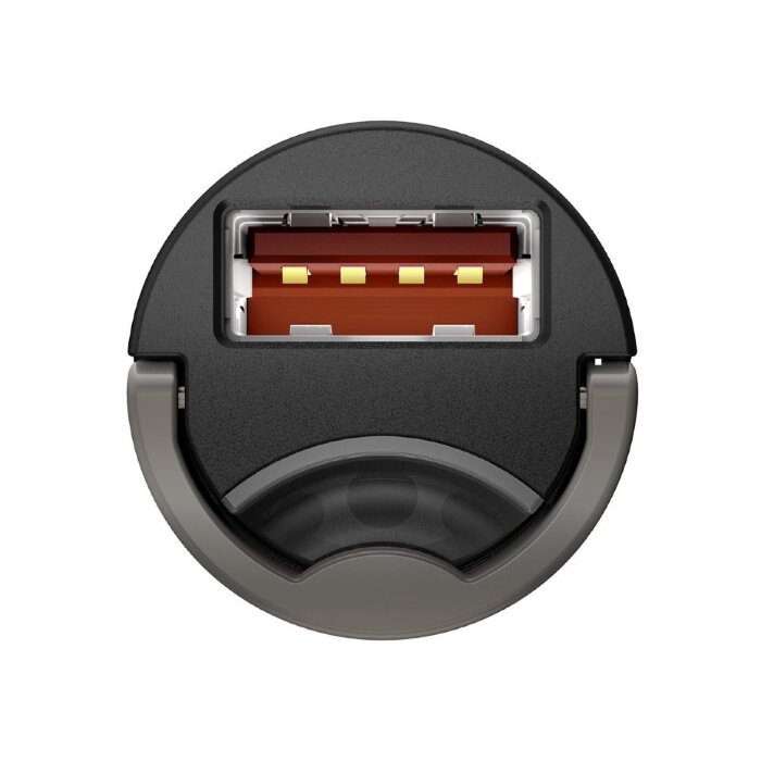 Автомобильное зарядное устройство Baseus Tiny Star Mini Quick Charge Car Charger USB Port 30W (VCHX-A0G) - Gray купить оптом купить оптом