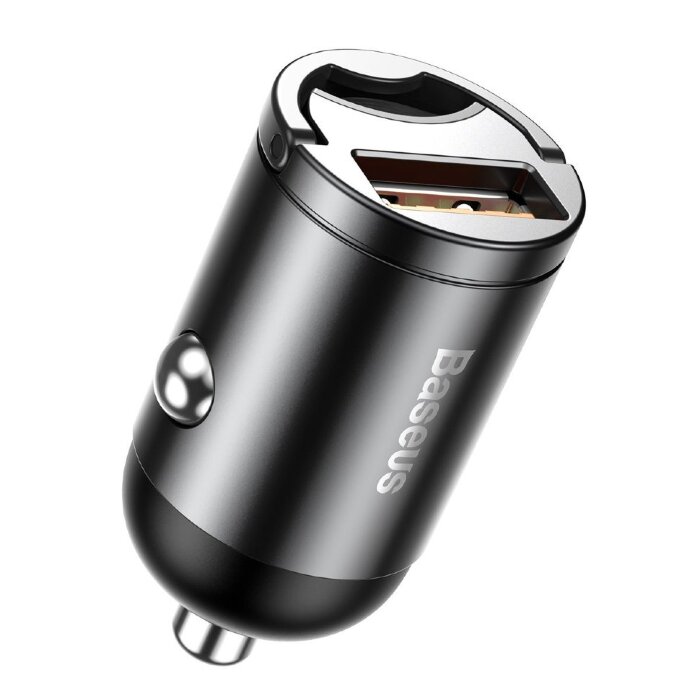 Автомобильное зарядное устройство Baseus Tiny Star Mini Quick Charge Car Charger USB Port 30W (VCHX-A0G) - Gray купить оптом купить оптом