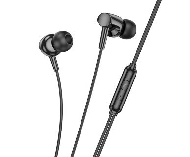 Наушники Hoco M112 story universal earphones with microphone - Черный