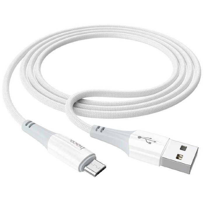 Кабель Hoco X70 Ferry charging data cable for Micro - White купить оптом купить оптом