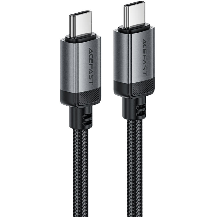 Сетевой Адаптер ACEFAST C21-03 USB-C to USB-C 60W fantasy color series braided charging data cable, Black купить оптом купить оптом