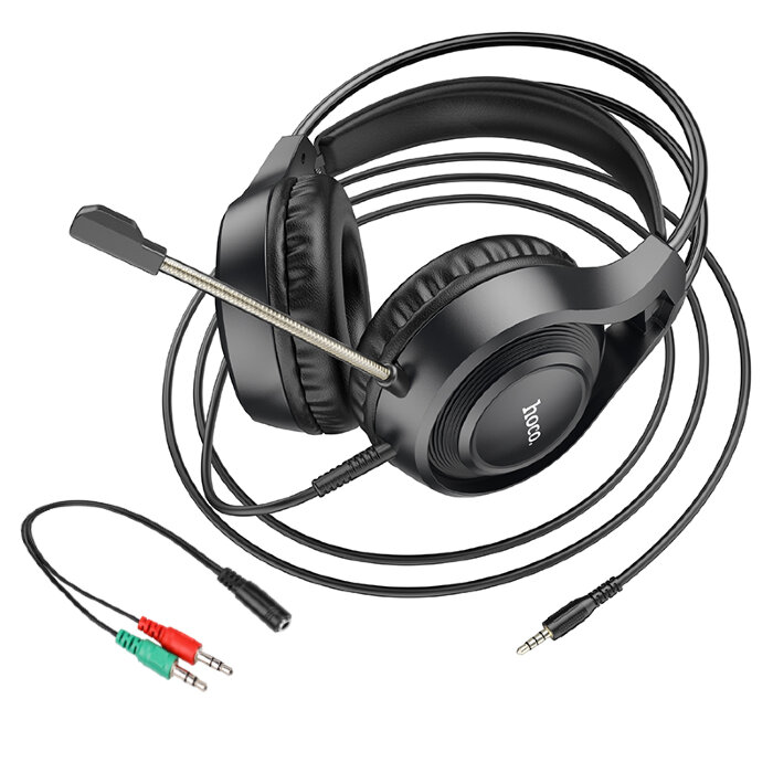 Наушники Hoco W106 Tiger gaming headset - Black купить оптом купить оптом