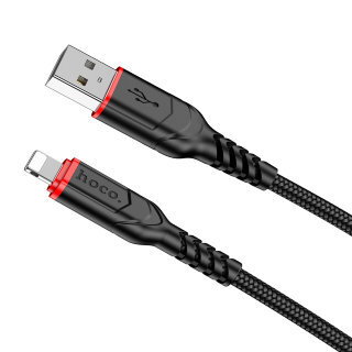 Кабель Hoco X59 victory charging data cable iphone (L=2M) - Black купить оптом купить оптом