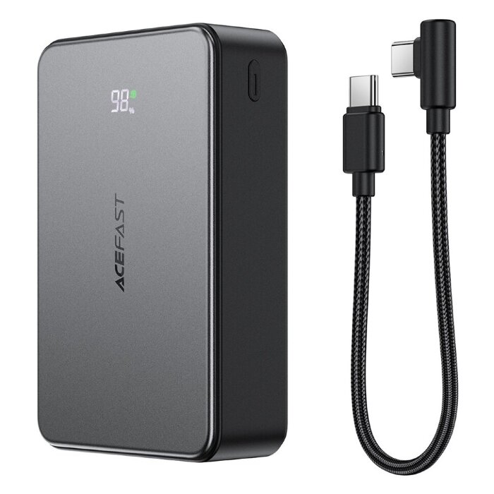 Внешний аккумулятор ACEFAST M29 22.5W fast charging power bank with cable 20000mAh - Black купить оптом купить оптом