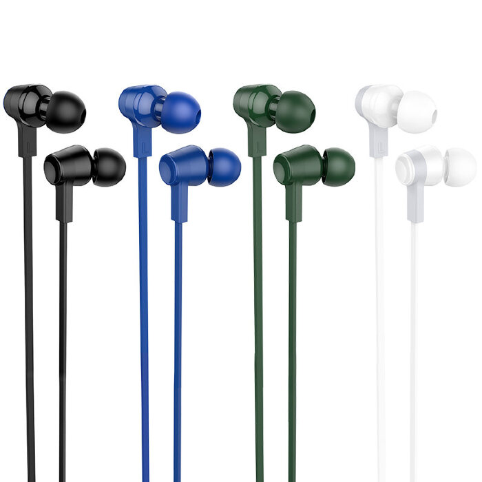 Наушники hoco M86 Oceanic universal earphones with mic - White купить оптом купить оптом