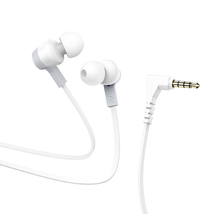Наушники hoco M86 Oceanic universal earphones with mic - White купить оптом купить оптом