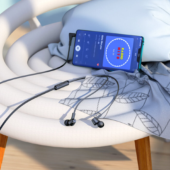 Наушники hoco M86 Oceanic universal earphones with mic - White купить оптом купить оптом