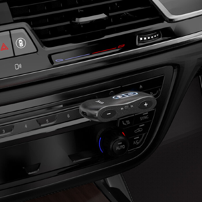 Автомобильное зарядное устройство Hoco E73 pro journey AUX BT audio receiver/transmitter - Black Star купить оптом купить оптом