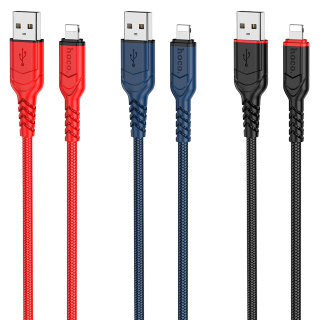 Кабель Hoco X59 victory charging data cable iphone (L=2M) - Red купить оптом купить оптом