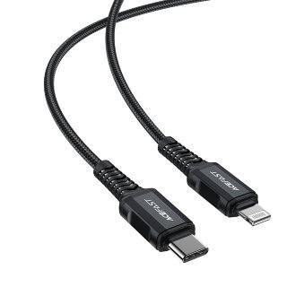 Кабель Acefast C4-01 Type-С to lighting aluminum alloy charging data cable(1.8m) - Black купить оптом купить оптом