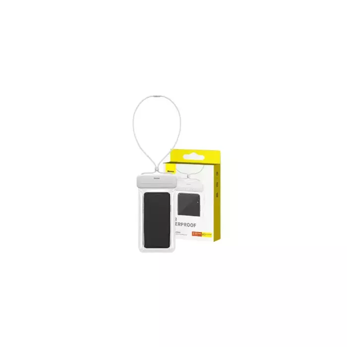 Водонепроницаемый чехол Baseus AquaGlide Waterproof Phone Pouch With Slide Lock - Moon White (P60263700213-00) купить оптом купить оптом