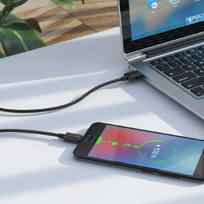 Кабель Hoco X73 Micro charging data cable - Black купить оптом купить оптом