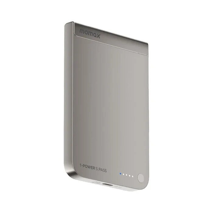 Внешний аккумулятор MOMAX 1-Power S.Pass (10000mAh) Magnetic wireless Battery Pack(IP162Q2CNL) Titanium купить оптом купить оптом