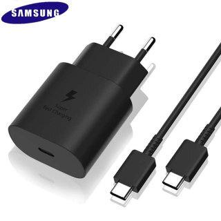 Зарядка Samsung Adapter 25W+Cable USB-C to USB-C - Black