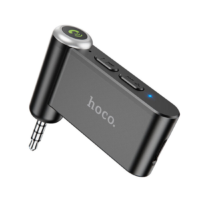 Автомобильный Bluetooth-приемник hoco E58 Magic music car AUX BT receiver - Black купить оптом купить оптом
