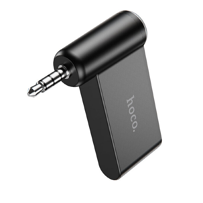 Автомобильный Bluetooth-приемник hoco E58 Magic music car AUX BT receiver - Black
