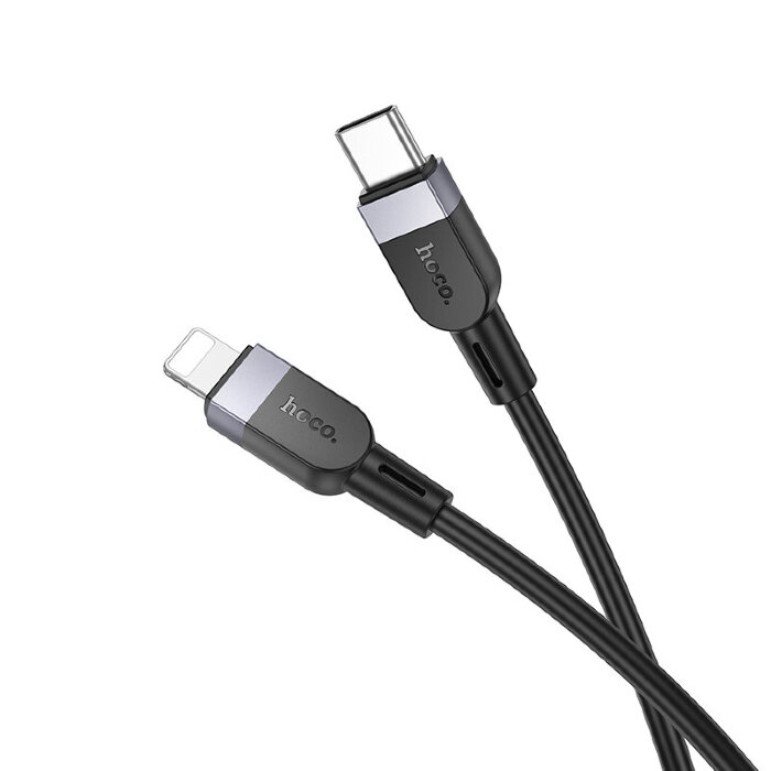 Кабель HOCO X109 Energy PD silicone charging data cable IP (L=1M) - Black купить оптом купить оптом