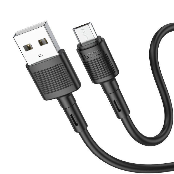 Кабель Hoco X83 Micro Victory charging data cable - Black купить оптом купить оптом