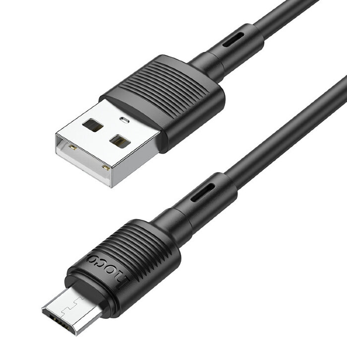 Кабель Hoco X83 Micro Victory charging data cable - Black купить оптом купить оптом