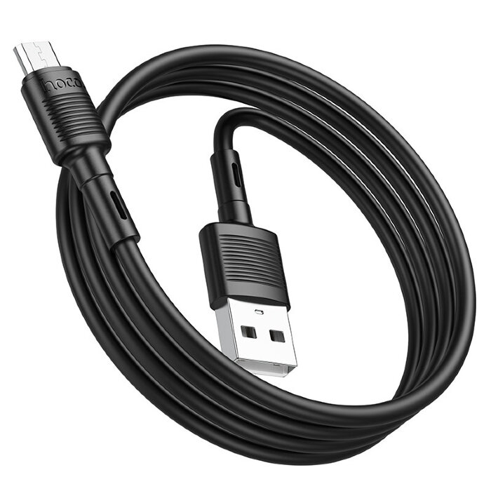 Кабель Hoco X83 Micro Victory charging data cable - Black купить оптом купить оптом