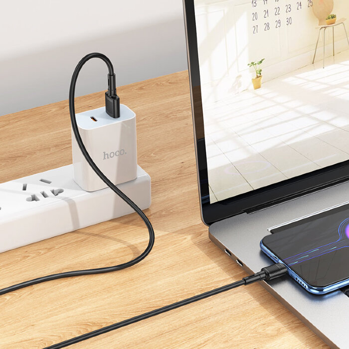 Кабель Hoco X83 Micro Victory charging data cable - Black купить оптом купить оптом