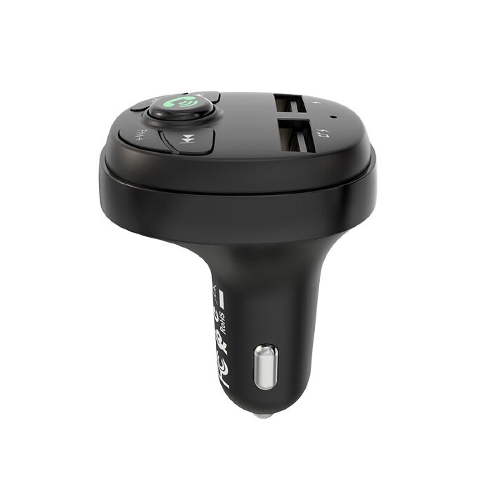 Автомобильное ЗУ FM-трансмиттер BOROFONE BC26 Music joy Car wireless FM transmitter - Black купить оптом купить оптом