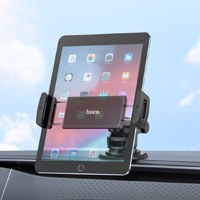 Автомобильный держатель Hoco CA120 prospering center console car holder for tablets - Black купить оптом купить оптом
