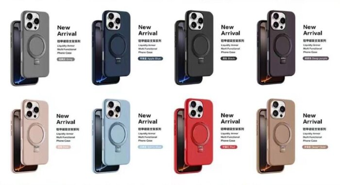 Чехол J-CASE Armoredd Magnetic suction bracken case For IP 16 Pro Desert Gold купить оптом купить оптом