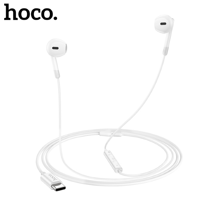 Наушники  Hoco M109 Type-c sunny digital wire control earphones with microphone White купить оптом купить оптом