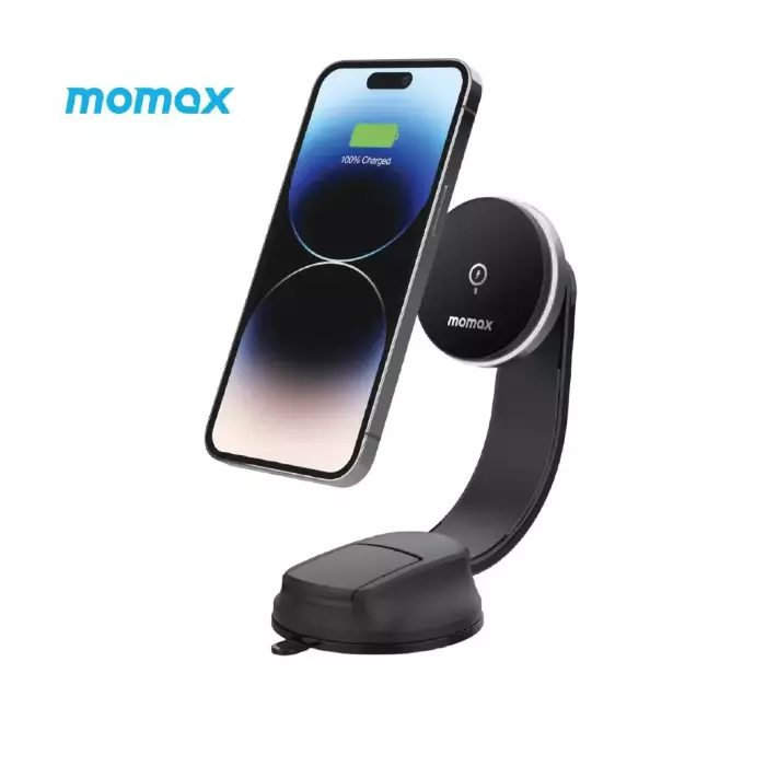 Автомобильный держатель MOMAX Q.Mag Mount 15W Magnetic Wireless Charging Car Mount (CM25B) купить оптом купить оптом
