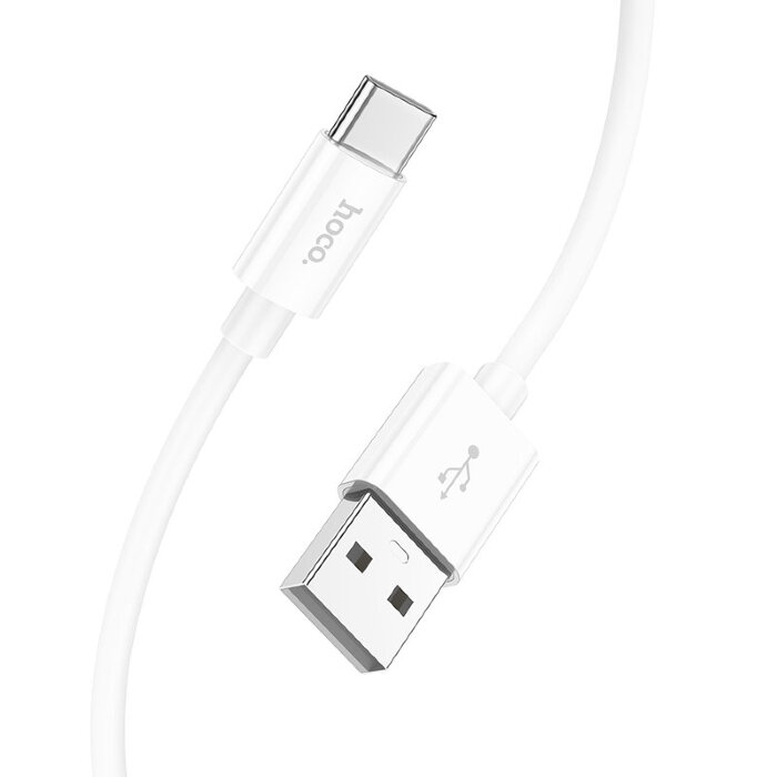 Кабель Hoco X87 Magic silicone charging data cable for Type-C - White