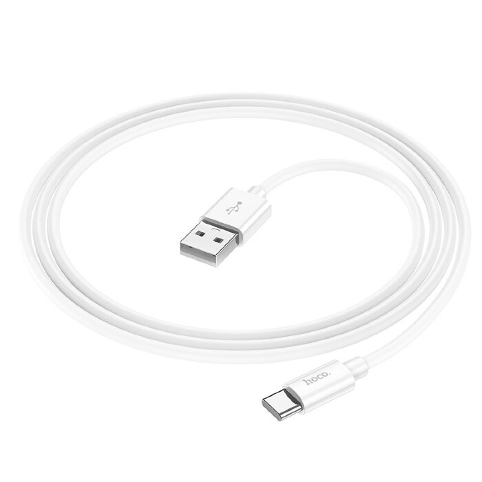 Кабель Hoco X87 Magic silicone charging data cable for Type-C - White
