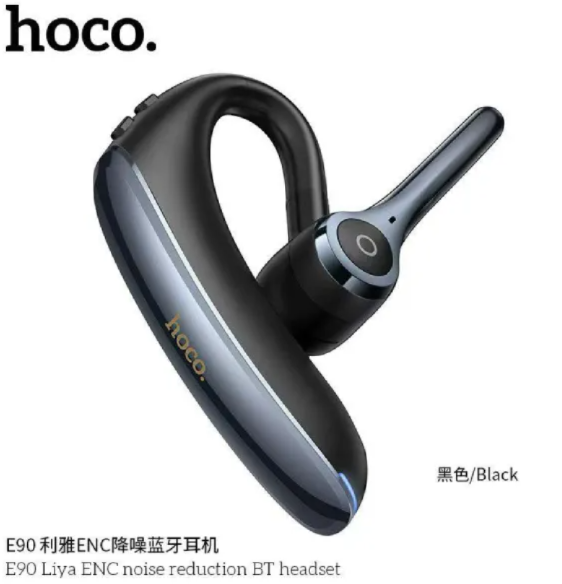 Беспроводная гарнитура HOCO E90 Liya ENC noise reduction BT headset - Black купить оптом купить оптом