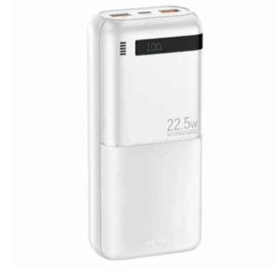 Внешний аккумулятор Remax RPP-72 Piloteer series 20W+22.5W PD+QC fast charging Power Bnak(20000mAh) - White