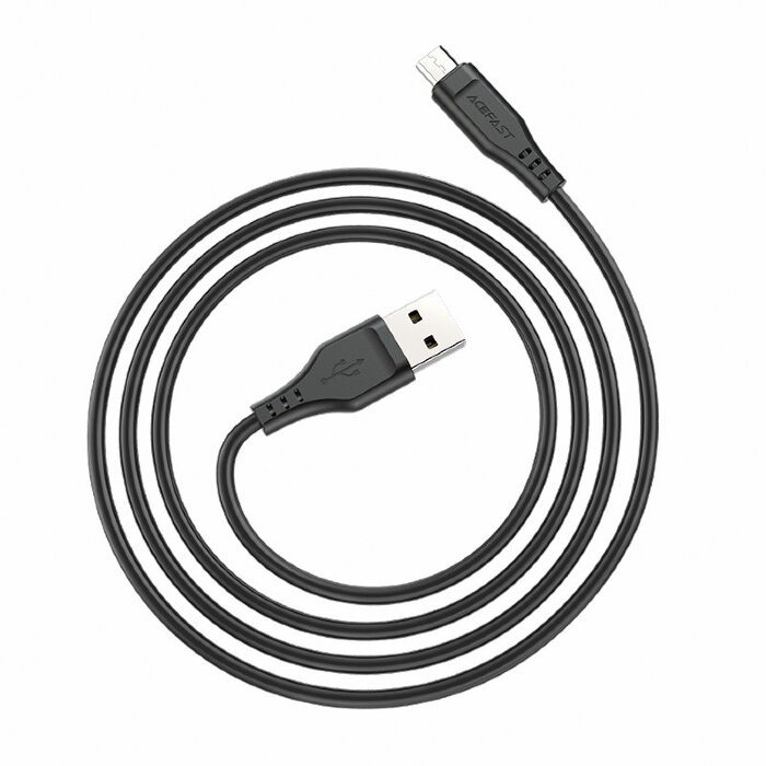Кабель Acefast C3-09 Micro TPE charging data cable - Black купить оптом купить оптом