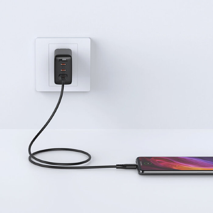 Кабель Acefast C3-09 Micro TPE charging data cable - Black купить оптом купить оптом