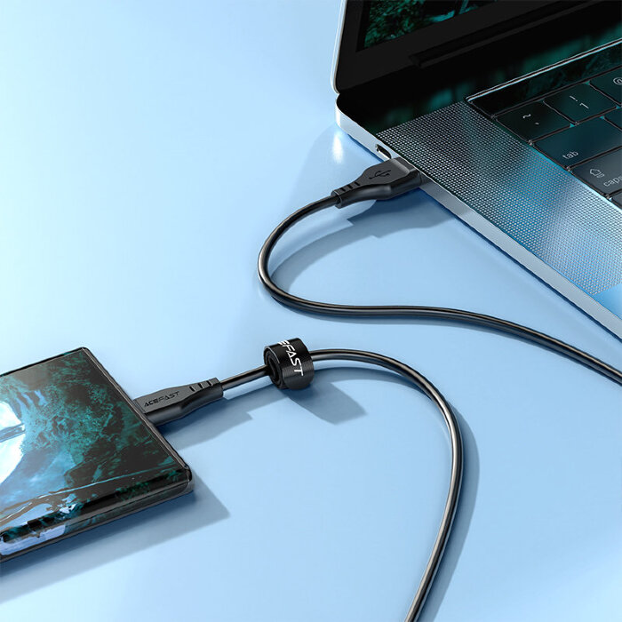 Кабель Acefast C3-09 Micro TPE charging data cable - Black купить оптом купить оптом