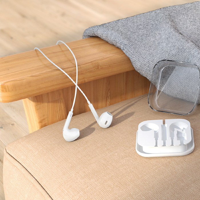Наушники hoco Earphone M1 Max crystal Lightning - White купить оптом купить оптом
