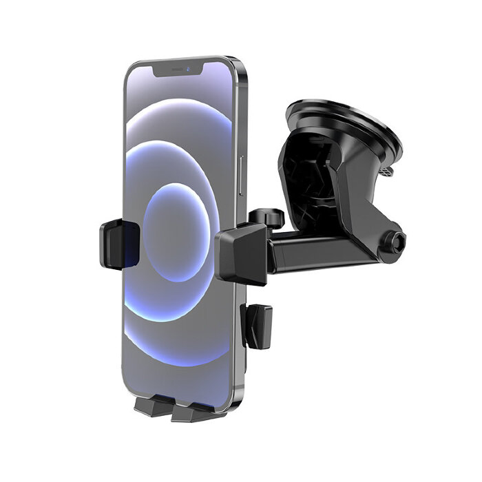 Автомобильный держатель hoco CA83 David one-button center console car holder - Black купить оптом купить оптом